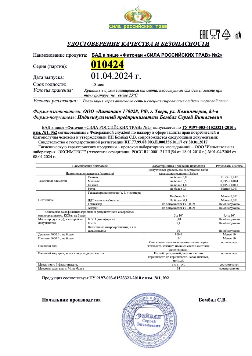 Паспорт №042024